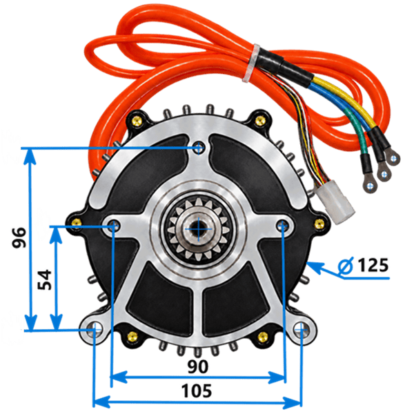 Motor_72v_60mm | Интернет магазин Молдова Motor_72V_60mm